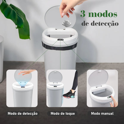 Lixeira automática com sensor