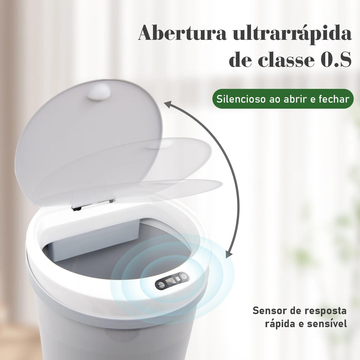 Lixeira automática com sensor