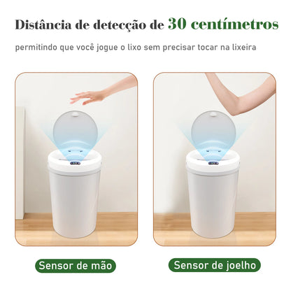 Lixeira automática com sensor