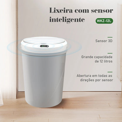 Lixeira automática com sensor