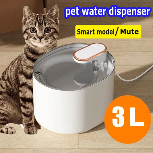 Dispensador AutoFonte de Água Automática para Animais de Estimação de 3L