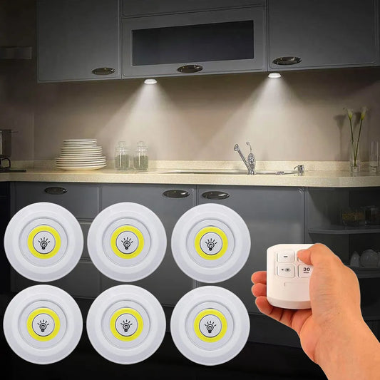 Luminária LED Sem Fio Super Brilhante com Controle Remoto